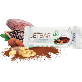 Eurona RAW Kakao & kešu Bohemian jetbar 42 g (Rychlá svačinka pro zdravé mlsání)