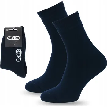Dámské oblečení SOKKO Ponožky Bavlněné Silné Teplé Zimní Froté