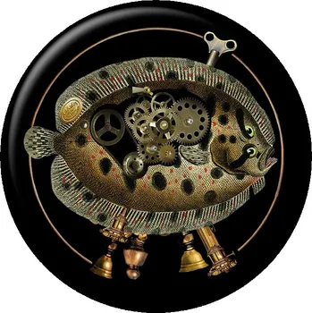 Placka Natáhneme platýze - Steampunk