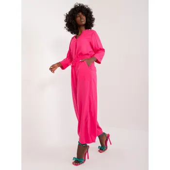 Dámské kalhoty Módní dámské fuchsiové kalhoty - FPrice, XS i523_4063813631003