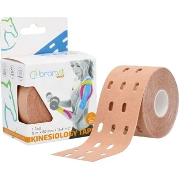 Zdraví Kinesio tejp BronVit SPORT KINESIO TAPE UNI Béžová