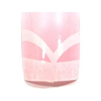 TIPSY UMĚLÉ NEHTY MANIKÚRA PINK FRENCH 20ks + LEPIDLO DÁREK