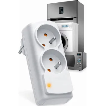 Elektrická zásuvka Zásuvková lišta ACAR Mini 2 zásuvky 16A pro domácí spotřebiče