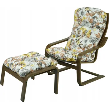 Polštář POLŠTÁŘE NA KŘESLO PODNOŽKU IKEA POANG PELLO SADA 10 cm