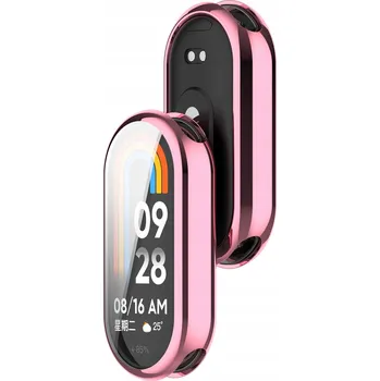 Pouzdro na mobilní telefon Pouzdro s krytem obrazovky Bizon pro Mi Smart Band 8, pouzdro, pouzdro, kryt