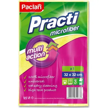 Utěrka Utěrka z mikrovlákna (mikrofáze) Paclan v balení 1 ks žlutá