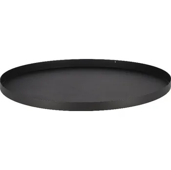 Podložka pod krbový koš FANCY FLAMES, kruhová, černá, ocel, pr. 60cm|Esschert Design