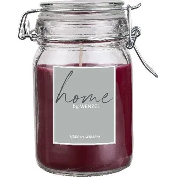 Svíčka Svíčka v dóze HOME pr.7x12cm, fialová|altrot, ks|Wenzel