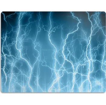 Miska pro psa Podložka pod misku pro psa Modrý blesk 90x60 cm