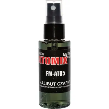 Návnadová surovina Atraktor ve spreji Atomix JAXON Method Feeder 50g Halibut černý