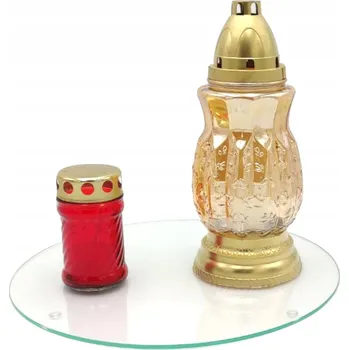 Obraz Kulatá skleněná podložka pod svíčky +