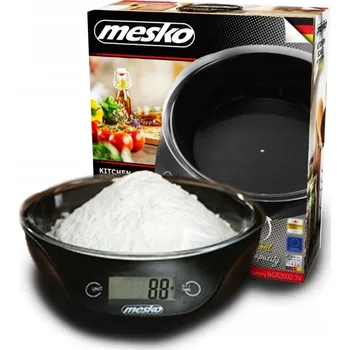 Kuchyňská váha Kuchyňská váha Mesko Váha na pečení Mesko do 5 kg černá 5 kg