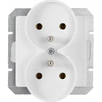 Elektrická zásuvka Elektrická Zásuvka nástěnná Timex-Elektro bílá