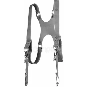 Postroj pro psa Reportér postroj pro 2 kamery Reporter Corio 35 - LGR Kůže - světle šedá