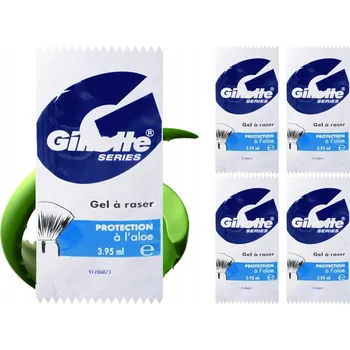 5x CESTOVNÍ KAPESNÍ GEL NA HOLENÍ GILLETTE PROTECTION SERIES 3,95 ml