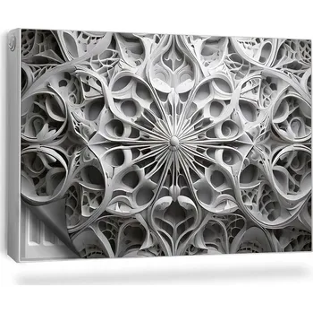 Obraz Magnetická podložka na radiátor, kryt 90 x 60 cm šedá