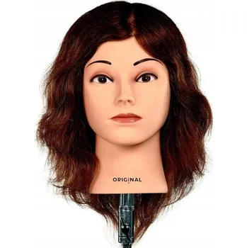 Kadeřnická hlava dámská Sibel lidské vlasy 30 cm