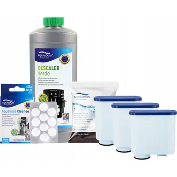 Filtr do kávovaru Sada pro Saeco Philips AL-Clean 3ks, Verde 1L, Cleaneo 10 tablet