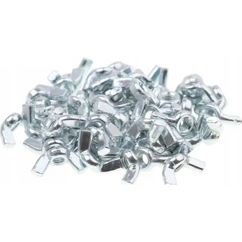 Matice MOTÝLKOVÁ MATICE M5, ZINKOVANÁ, 50 kusů