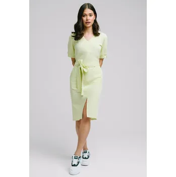 Dámské šaty SPAWEAR Lékařské kosmetické ochranné Šaty KATE ZELENÁ PISTÁCIOVÁ L