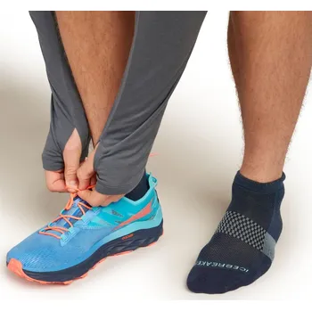 Pánské ponožky Pánské merino ponožky ICEBREAKER Mens Multisport Light Micro, Abyss/Mint/Blue Ash velikost: 39-41,5 (S)