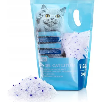 Podestýlka pro kočku Silikonové Stelivo pro kočky Bezprašná 7,6L Nobleza