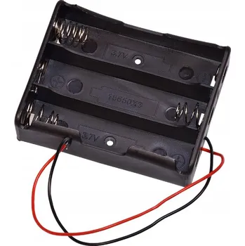 Článková baterie Košík na baterie pro 3 akumulátor 18650