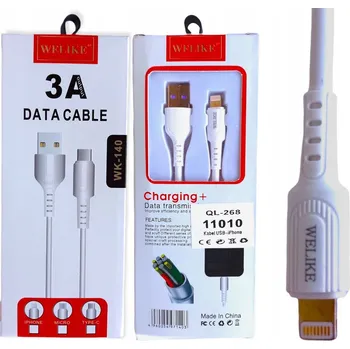 Datový kabel ELP USB kabel - Apple Lightning 1 m černý