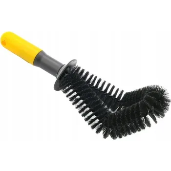 Mycí kartáč na vozidlo Ohýbaný kartáč na mytí disků kol 32 cm, plast, gumová rukojeť