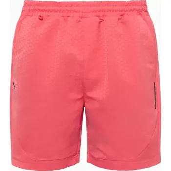 Pánské kalhoty PORSCHE DESIGN Swimming shorts Plavky koupací šortky se šestihranným vzorem oranžově korálová (Stylové koupací šortky s gumičkou a šňůrkou.)