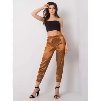 Dámské kalhoty Pants-217-SP-25279.52P-camel RUE PARIS hnědá 3199031