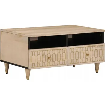 Konferenční stolek Konferenční stolek, 80x54x40 cm, masivní mangové dřevo