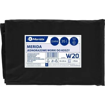 Pytle na odpadky Univerzální pytle na odpad Merida PYTLE NA ODPAD 35 L. SILNÉ 35l 50 ks