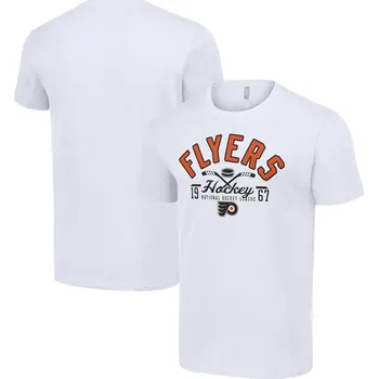 Pánské tričko Pánské tričko Philadelphia Flyers NHL Starter Half Puck T-Shirt - White Velikost: L
