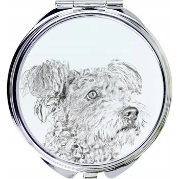 Kosmetické zrcátko Pumi - kapesní zrcátko se psem, personalizované zrcátko do kabelky, ko