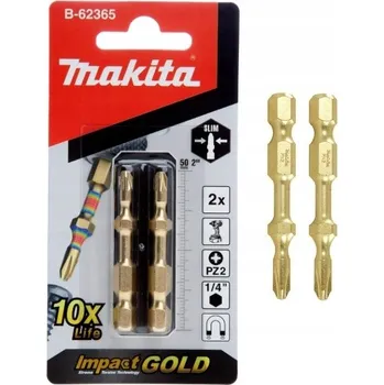 Bit Makita šroubovací bit PZ2x50mm 2 kusy (B-62365)