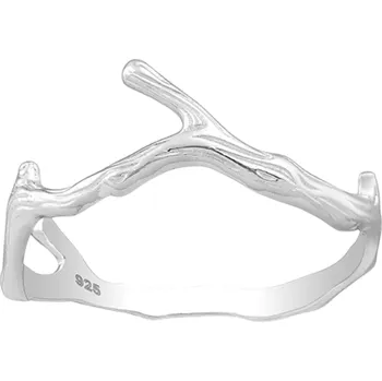 Prsten VĚTVIČKA stříbrný prsten s motivem větvičky AG 925 ≤ 1,3 g Velikost prstenu: 9 (59/60)