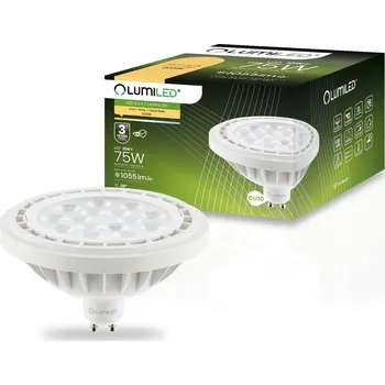 Žárovka LED žárovka GU10 Reflektor ES111 10W (ekvivalent 75W) 1055lm 3000K Teplá bílá 38° LUMILED
