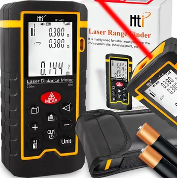 Měřící laser Laserový dálkoměr 40m Úhloměr Digitální vodováha Měřič vzdálenosti
