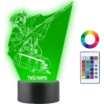 Lampička Plexido vícebarevná Noční lampa