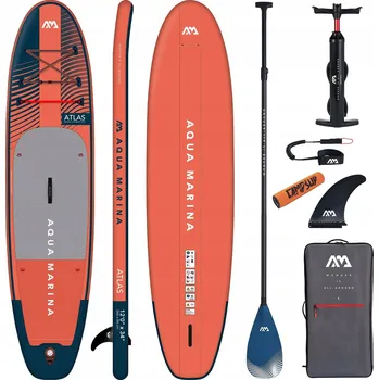 Paddleboard SUP deska Aqua Marina Atlas 12'0 366 cm Carbon + Bojka na pádlo
