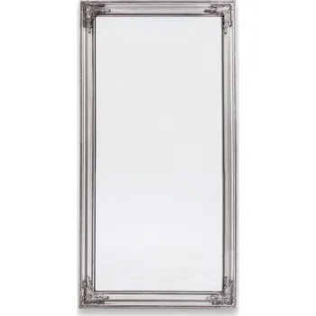 Zrcadlo Zrcadlo nástěnné obdélníkové rám dřevo 720 x 1320 mm staré stříbro