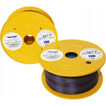 elektrický kabel Kabel LGY/H05V-K 0,35 mm2 200 m Černo-Fialový