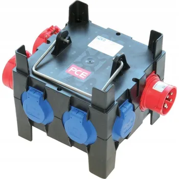 Elektrická zásuvka Elektrická prodlužovací lišta rozbočka Pce černá