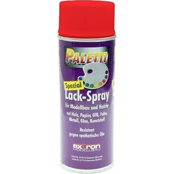 Modelářská barva syntetická barva EXTRON Modellbau Paletti červená nádoba se sprejem 400 ml