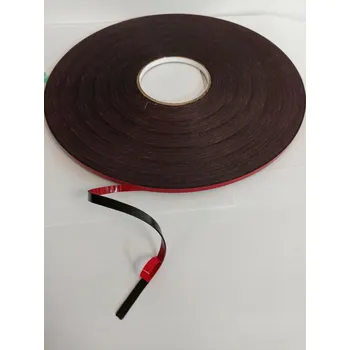 Lepicí páska Oboustranná samolepicí pěnová montážní páska 6 mm/50 m 0,8 mm černá