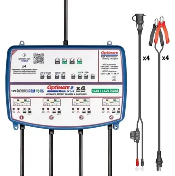 Nabíječka autobaterie OPTIMATE 2 DUO x 4 Bank 12V 2A nabíječ autobaterií - TM574