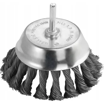 Vrták Čelní kartáč s dříkem, stočený drát, 60 mm Vorstahl