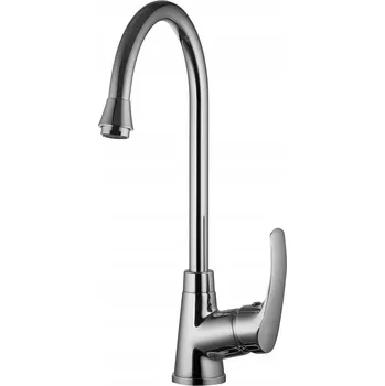 Vodovodní baterie Stojánková kuchyňská baterie Omnires BIHC stříbrná