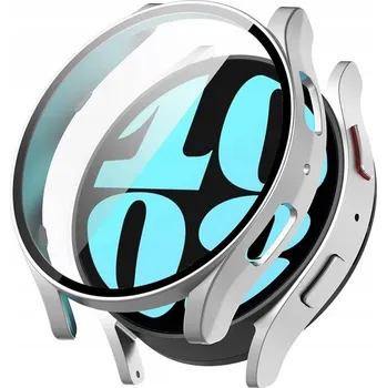 Pouzdro na mobilní telefon Ochranné Pouzdro + vestavěné Sklo / 2 v 1 pro Samsung Galaxy Watch 6 40 mm